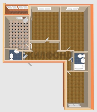 
  Продается 3-комн. квартира 103 м². Фото 53.