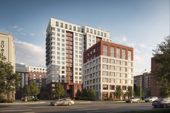 
  Продается 1-комн. квартира 43.3 м², в ЖК 1956 на улице Станиславского. Фото 1.