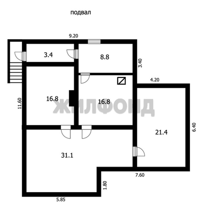 
  Продается дом 198.7 м². Фото 21.