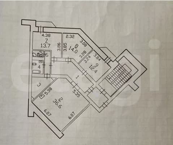 
  Продается 3-комн. квартира 105 м². Фото 2.