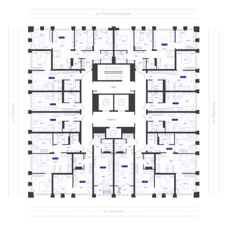 
  Продается 2-комн. квартира 56.81 м², в ЖК Баланс, 4 очередь. Фото 2.