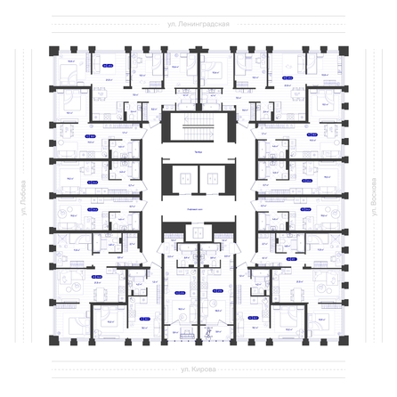 
  Продается 2-комн. квартира 56.76 м², в ЖК Баланс, 4 очередь. Фото 2.