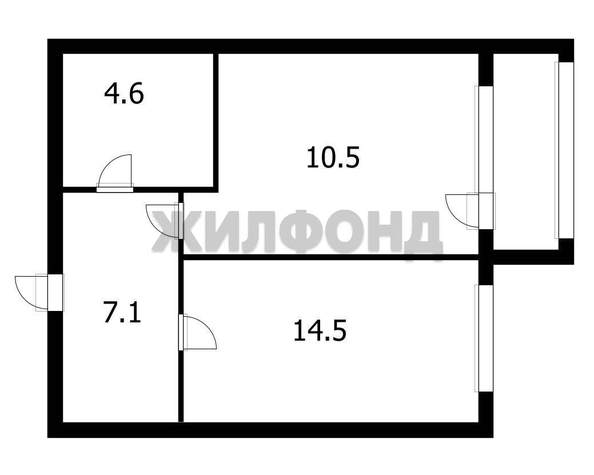 
  Продается 1-комн. квартира 41.3 м². Фото 2.