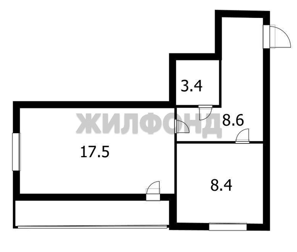 
  Продается 1-комн. квартира 37.9 м². Фото 12.