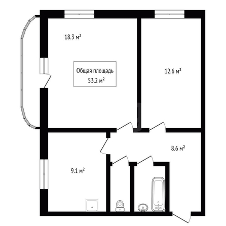 
  Продается 3-комн. квартира 53.2 м². Фото 16.