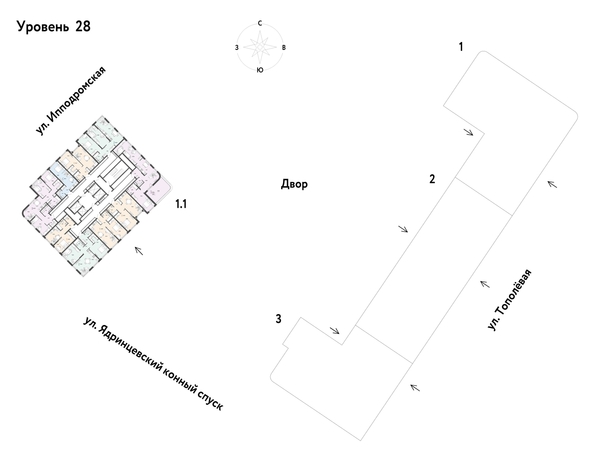 
  Продается 3-комн. квартира 83.93 м², в ЖК Страна.Тополевая, к 1. Фото 11.