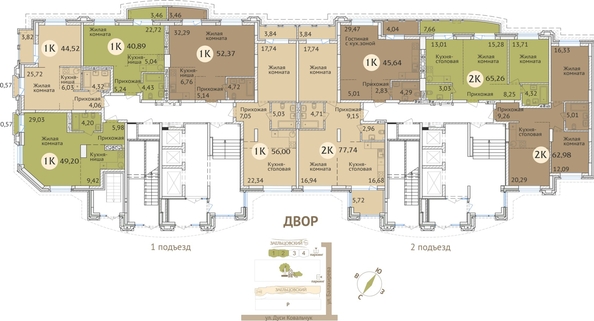 
  Продается 3-комн. квартира 168.8 м², в ЖК Заельцовский. Фото 20.