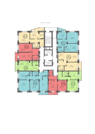 
   Продам 2-комнатную, 46.69 м², Red Fox (Ред Фокс) , дом 6/1

. Фото 5.