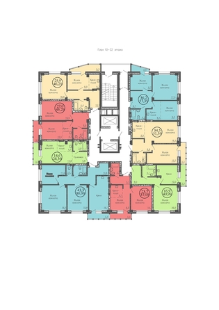 
   Продам 1-комнатную, 40.99 м², Red Fox (Ред Фокс) , дом 6/1

. Фото 1.