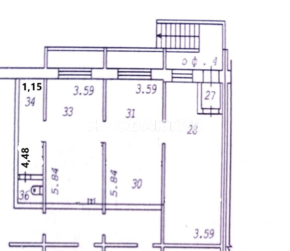 
   Продам помещение свободного назначения, 75.5 м², Фадеева пер, 66/5

. Фото 2.