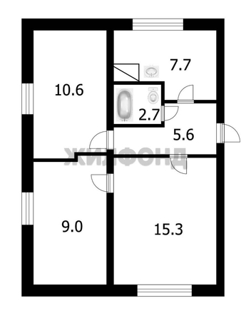 
   Продам дом, 50.9 м², Красногорский

. Фото 21.
