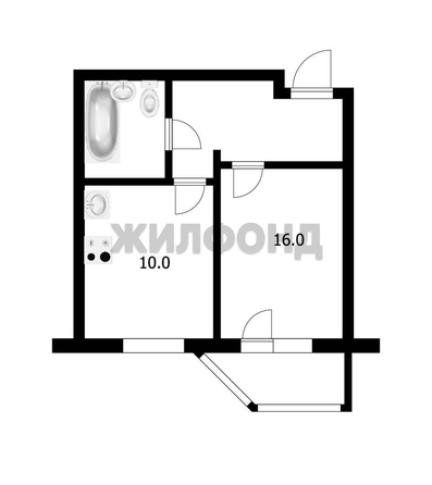 
   Продам 1-комнатную, 34.8 м², Волховская ул, 31

. Фото 21.