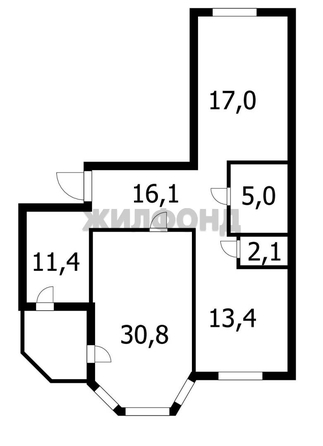 
   Продам 3-комнатную, 95.7 м², Ленинградская ул, 101/1

. Фото 10.