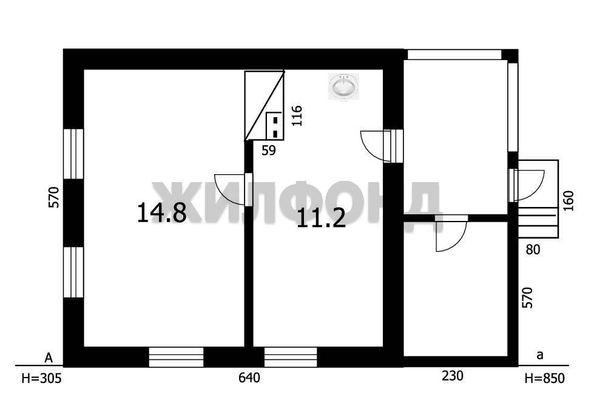 
   Продам дом, 26.1 м², Новосибирск

. Фото 6.