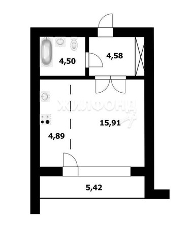 
   Продам студию, 30 м², Котовского ул, 2б

. Фото 30.