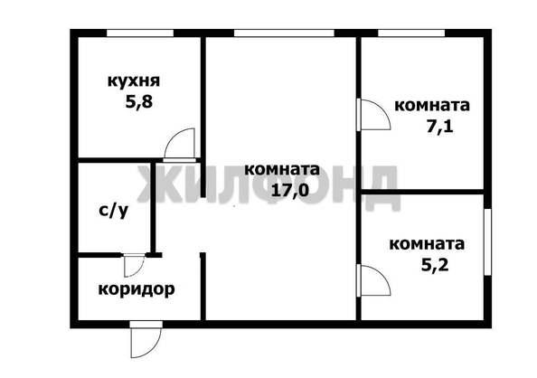 
   Продам 2-комнатную, 41.8 м², Путевая ул, 4

. Фото 12.