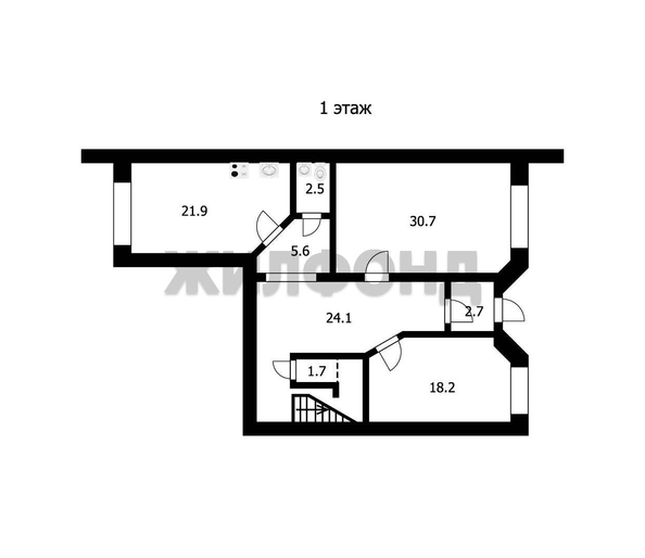
   Продам 6-комнатную, 221 м², 1-й Римского-Корсакова пер, 5

. Фото 17.