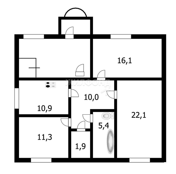 
   Продам дом, 61.7 м², Боровое

. Фото 29.