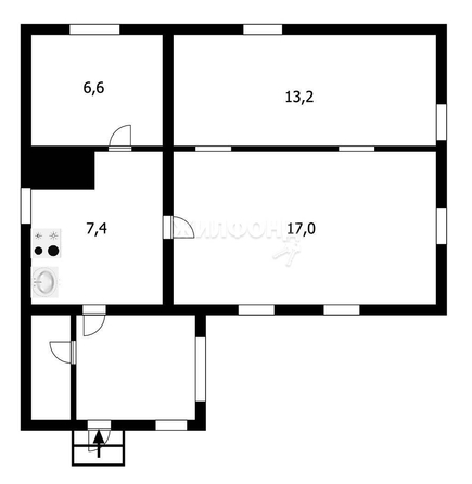 
   Продам дом, 44.2 м², Новосибирск

. Фото 11.