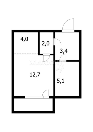 
   Продам студию, 27 м², Петухова ул, 166

. Фото 26.