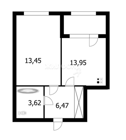 
   Продам 1-комнатную, 38 м², Фабричная ул, 65/3

. Фото 12.