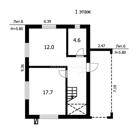 
   Продам дом, 137.6 м², Новосибирск

. Фото 31.