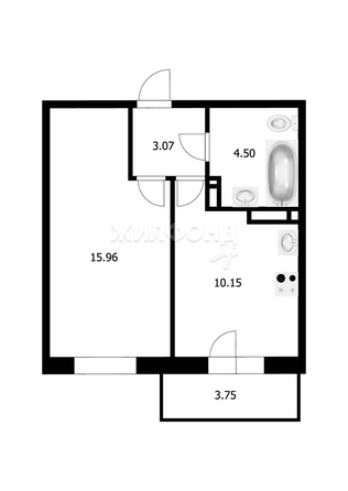 
   Продам 1-комнатную, 43 м², Закаменский мкр, 11

. Фото 1.