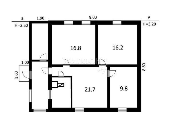 
   Продам дом, 64.5 м², Обь

. Фото 5.