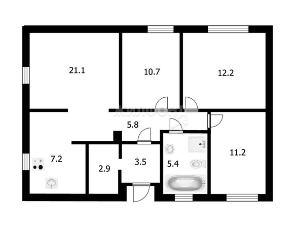 
   Продам дом, 88.7 м², Коченево

. Фото 28.