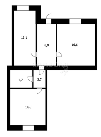 
   Продам 3-комнатную, 60.5 м², Октябрьская ул, 42

. Фото 8.