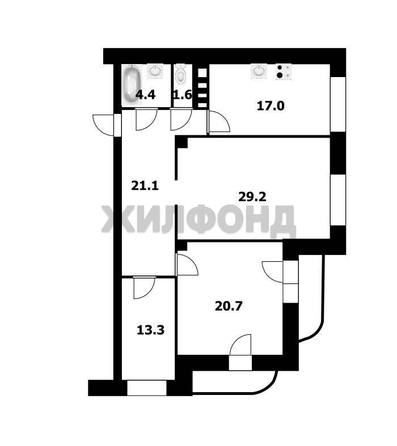 
   Продам 3-комнатную, 109.4 м², Дуси Ковальчук ул, 252

. Фото 21.