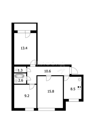 
   Продам 3-комнатную, 61.5 м², Станиславского ул, 35

. Фото 16.