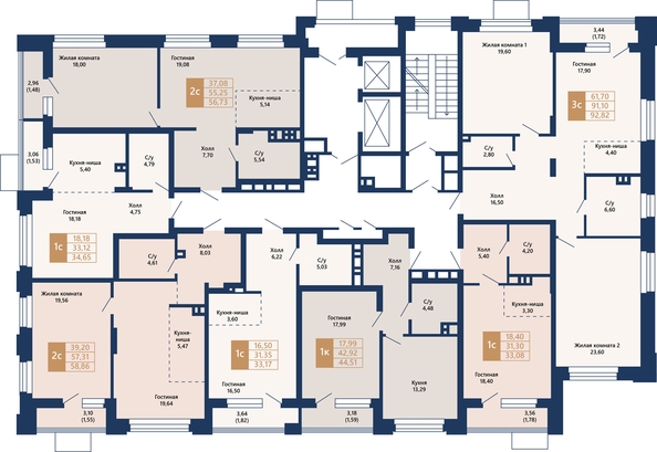 
   Продам 2-комнатную, 56.94 м², Легендарный-Северный, дом 2

. Фото 24.