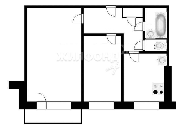 
   Продам 2-комнатную, 42.4 м², Переездная ул, 64

. Фото 8.