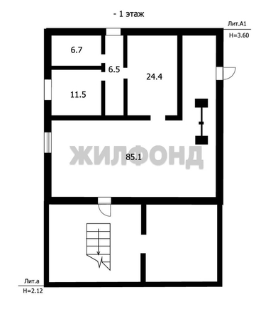 
   Продам дом, 394.2 м², Новосибирск

. Фото 24.