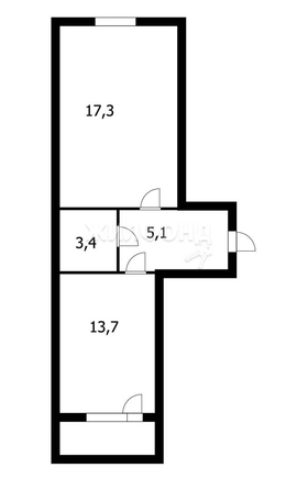 
   Продам 1-комнатную, 39.5 м², Кубовая ул, 92/2

. Фото 1.