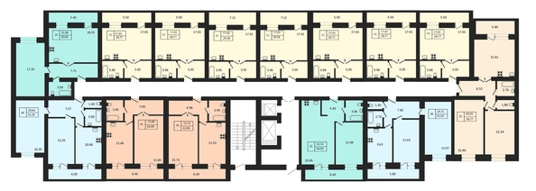 
   Продам 2-комнатную, 55.29 м², Юности ул, 9

. Фото 3.