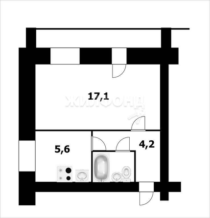 
   Продам 1-комнатную, 31.2 м², Линейная ул, 45/2

. Фото 9.