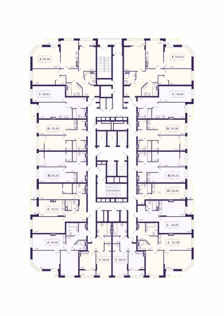 
   Продам 2-комнатную, 45.16 м², Астон. Шесть звёзд, 2

. Фото 1.