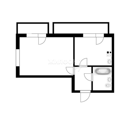 
   Продам 1-комнатную, 42.8 м², Семьи Шамшиных ул, 65

. Фото 16.