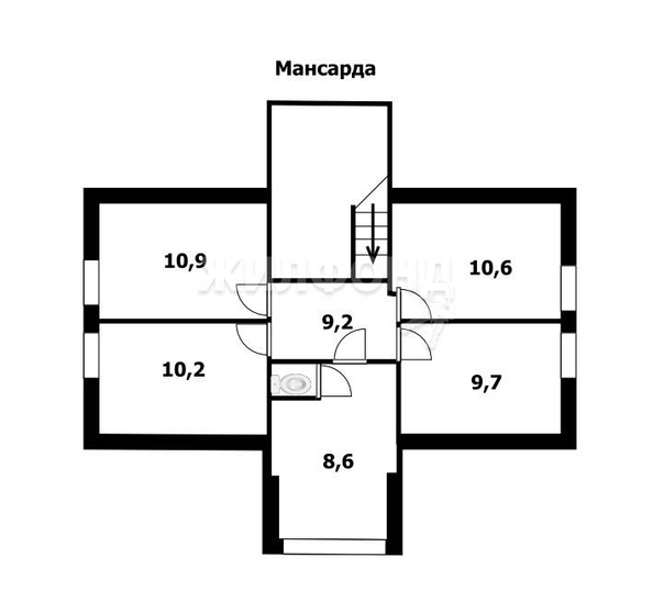 
   Продам дом, 279.6 м², Новосибирск

. Фото 7.