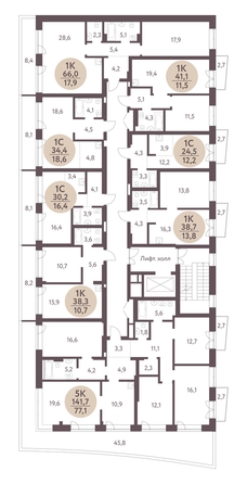 
   Продам 5-комнатную, 141.7 м², Зеленый город, дом 1

. Фото 1.