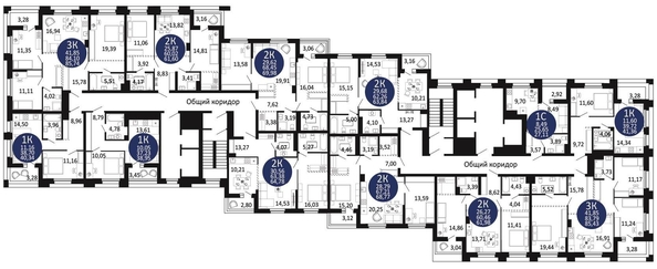 
   Продам 2-комнатную, 61.98 м², Первый на Рябиновой

. Фото 1.