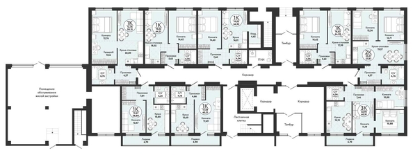 
   Продам 1-комнатную, 58.15 м², Одоевский, дом 4

. Фото 1.