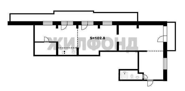
   Продам 4-комнатную, 102.8 м², Урманова ул, 7

. Фото 24.