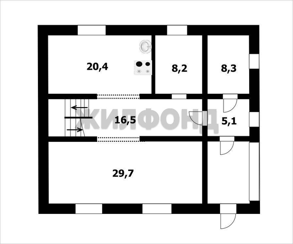 
   Продам дом, 157.1 м², Новосибирск

. Фото 28.