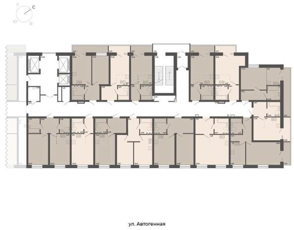 
   Продам 1-комнатный апартамент, 26.15 м², Автогенная ул, 75

. Фото 1.