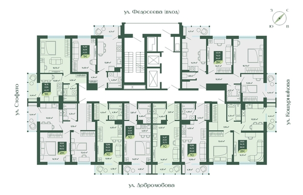 
  Продается студия, 31.73 м², ЖК Мичурин
. Фото 1.