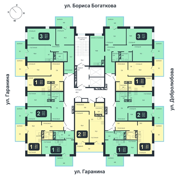 
   Продам студию, 23.6 м², Никольский парк, дом 4

. Фото 1.