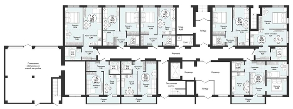 
   Продам 3-комнатную, 60.91 м², Одоевский, дом 4

. Фото 1.